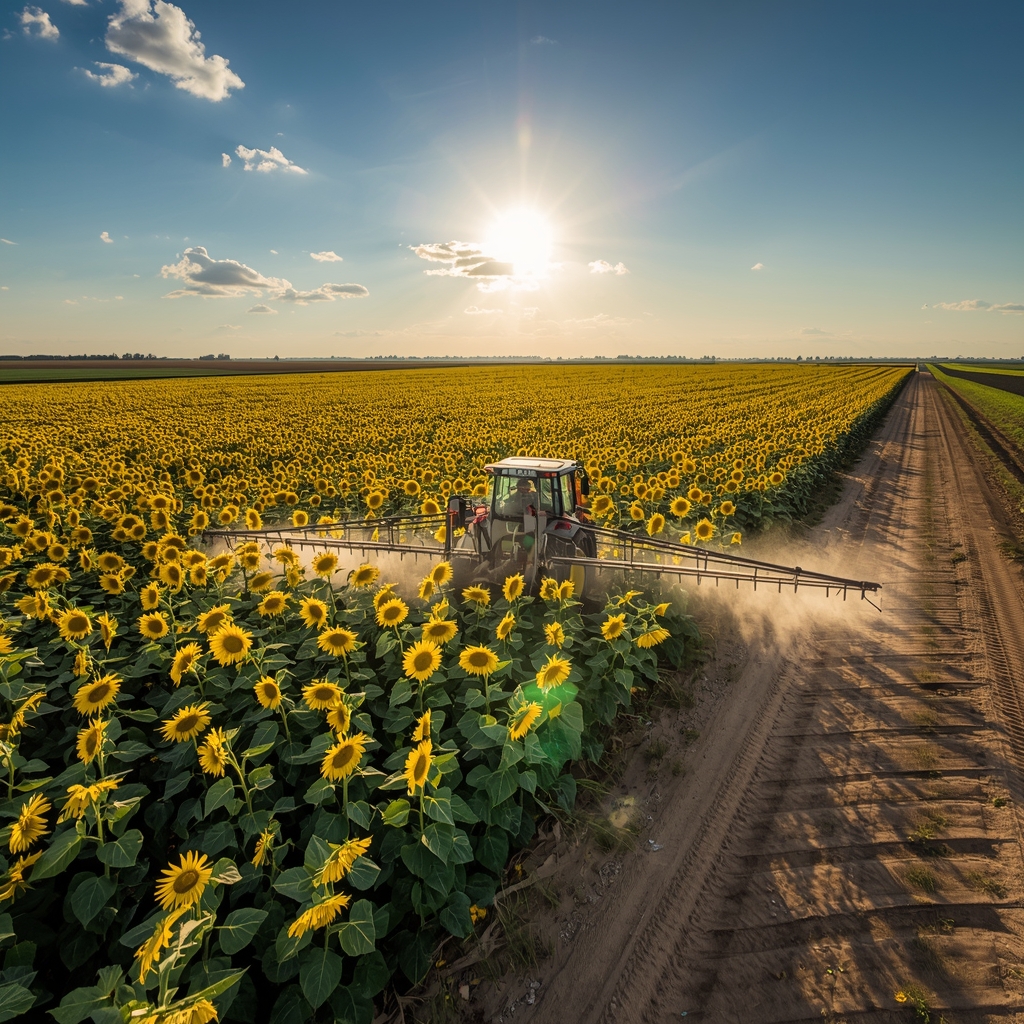 Primena herbicida u suncokretu